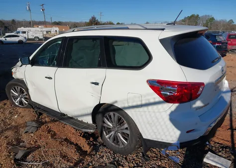 2018 Nissan Pathfinder Sl из США, поврежденный, VIN 5N1DR2MN5JC621156